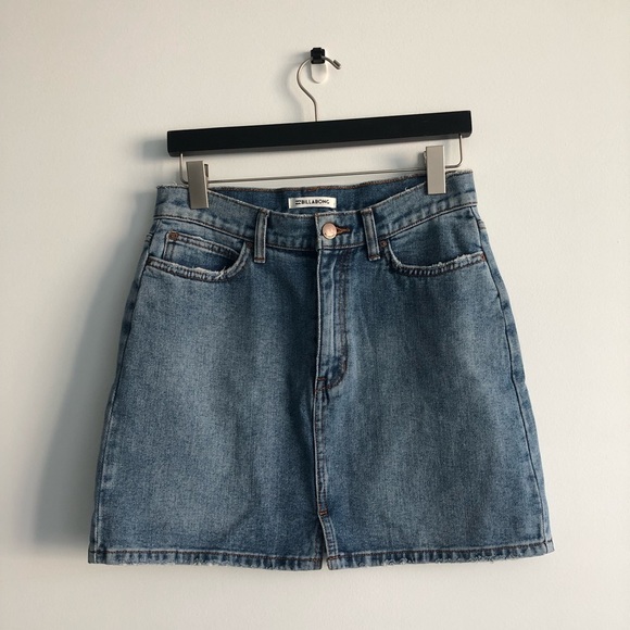 billabong denim jean skirt - Picture 1 of 4